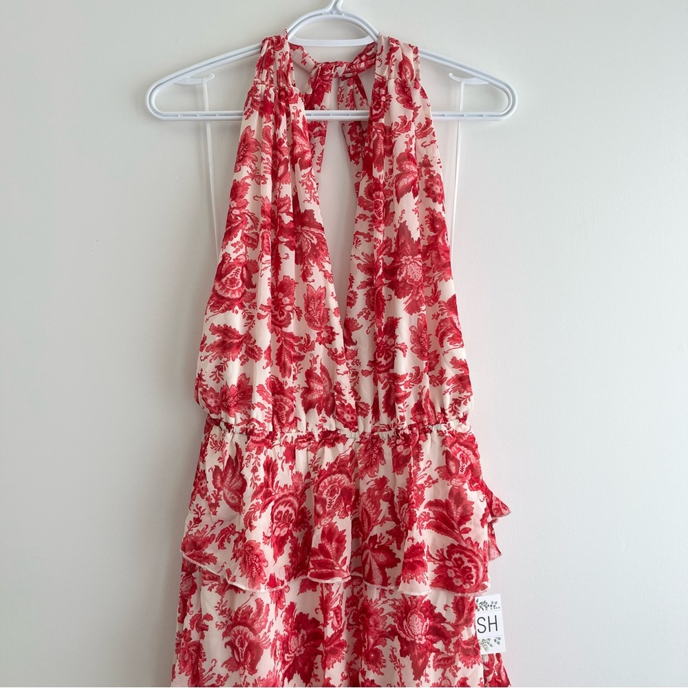 Floral Wedding Guest Maxi Dress - Picture 4 of 5